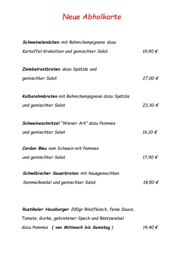 Abholkarte Seite 1 die 2. 15.7.2025