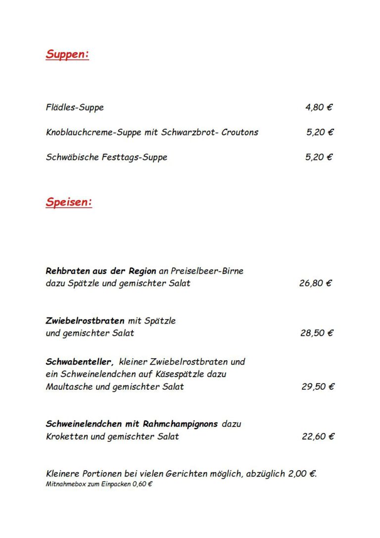 Speisekarte 1 15.10.2025